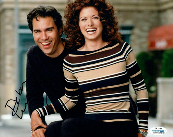 Debra Messing Signed Autographed 8x10 Photo WILL & GRACE Actress ACOA COA