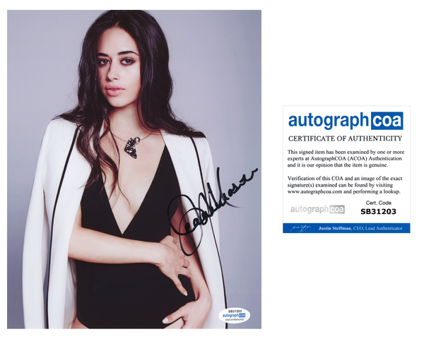 Jeanine Mason Signed Autographed 8x10 Photo Roswell, New Mexico Actress ACOA COA