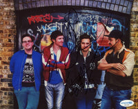 Walk The Moon Full Band Signed Autograph 8x10 Photo Nicholas Petricca ACOA COA