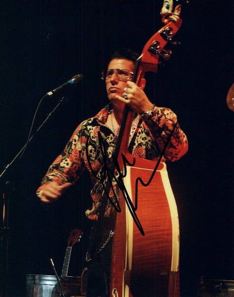 Lee Rocker Signed Autographed 8x10 Photo THE STRAY CATS COA