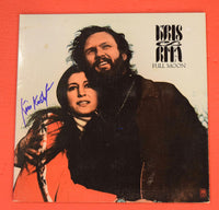 Kris Kristofferson Signed Autographed Kris & Rita Full Moon Record Album Lp