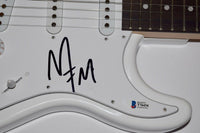 Marilyn Manson Signed Autographed Electric Guitar Beckett BAS COA