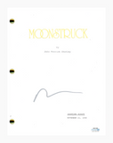 Nicolas Cage Signed Autographed Moonstruck Movie Script Screenplay ACOA COA