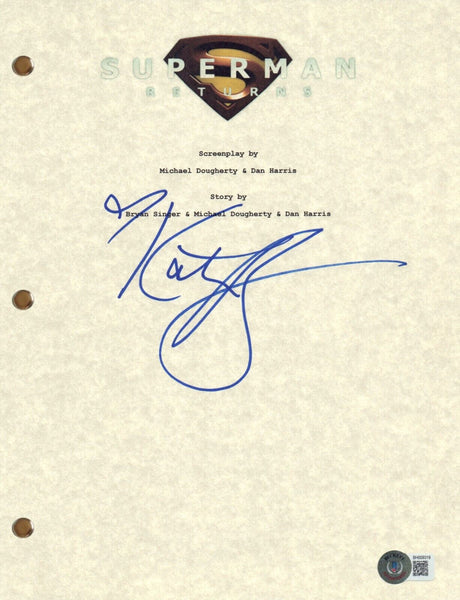 Kate Bosworth Signed Autograph Superman Returns Full Movie Script Beckett COA