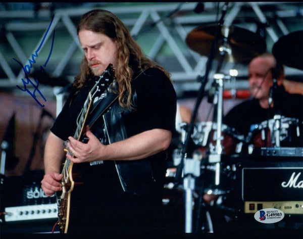Warren Haynes Signed Autograph 8x10 Photo Gov't Mule Allman Brothers Beckett COA