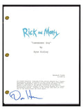 Dan Harmon Signed Autographed Rick and Morty Lawnmower Dog Episode Script COA