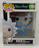 Dan Harmon Signed Rick and Morty Funko Pop Rick with Memory Vial Beckett COA