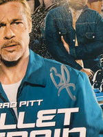 Brad Pitt & Aaron Taylor-Johnson Signed 11x14 Photo Bullet Train Beckett COA