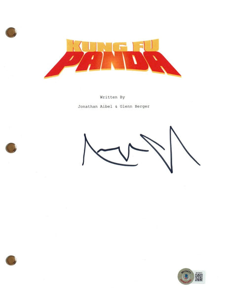 Angelina Jolie Signed Autograph Kung Fu Panda Full Movie Script Beckett COA
