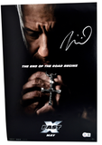 Vin Diesel Signed Autograph Fast X Movie Poster 12x18 Fast & Furious Beckett COA