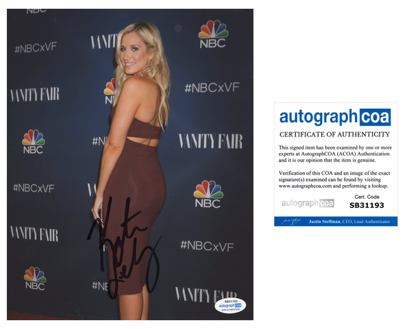 Kristine Leahy Signed Autograph 8x10 Photo American Ninja Warrior Host ACOA COA