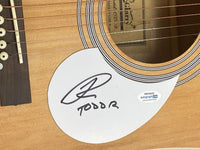 Todd Rundgren Signed Autographed Full Size Acoustic Guitar Utopia ACOA COA