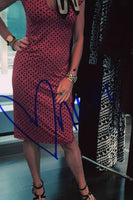 Nikki Poulos Signed Autographed 11x14 Photo Fashion Designer COA AB