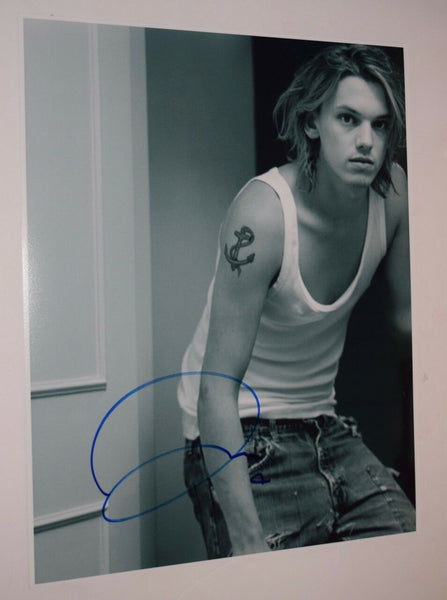 Jamie Campbell Bower Signed Autograph 11X14 Photo Mortal Instruments Actor COA