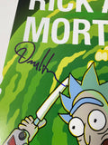 Dan Harmon Signed Autograph 12x18 Poster Photo Rick & Morty Creator Beckett COA