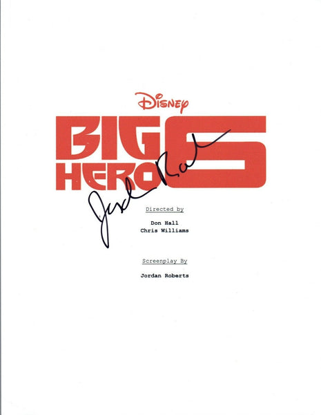 Jordan Roberts Signed Autographed BIG HERO 6 Movie Script Screenwriter COA VD