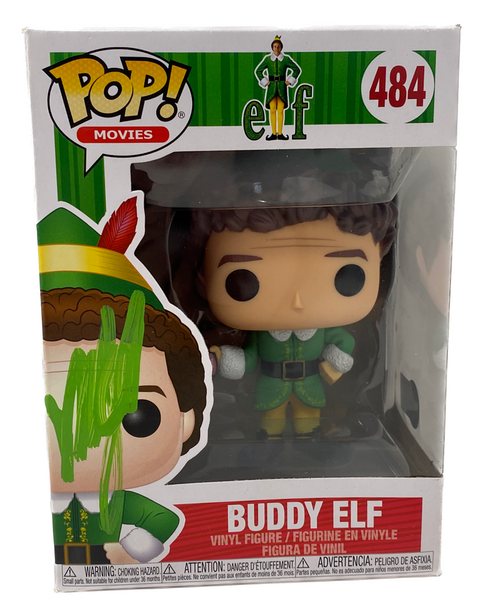 Will Ferrell Elf Signed Autograph Buddy Elf Funko Pop #484 Beckett COA