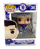 Christian Pulisic Signed Funko Pop Chelsea Football Club Autograph Beckett COA
