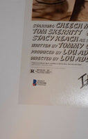Cheech Marin & Tommy Chong Signed 12x18 Movie Poster Photo UP IN SMOKE BAS COA
