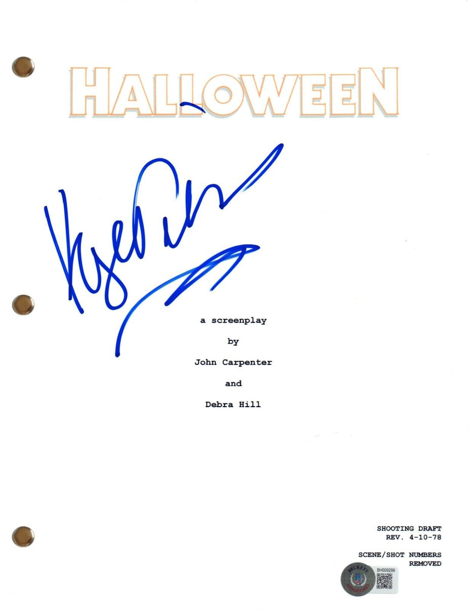 Kyle Richards Signed Autograph Halloween Movie Script Screenplay Becke ...
