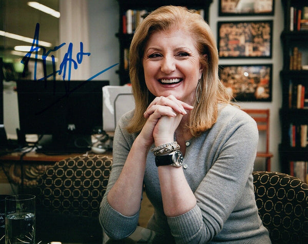 Arianna Huffington Signed Autographed 8x10 Photo The Huffington Post COA VD