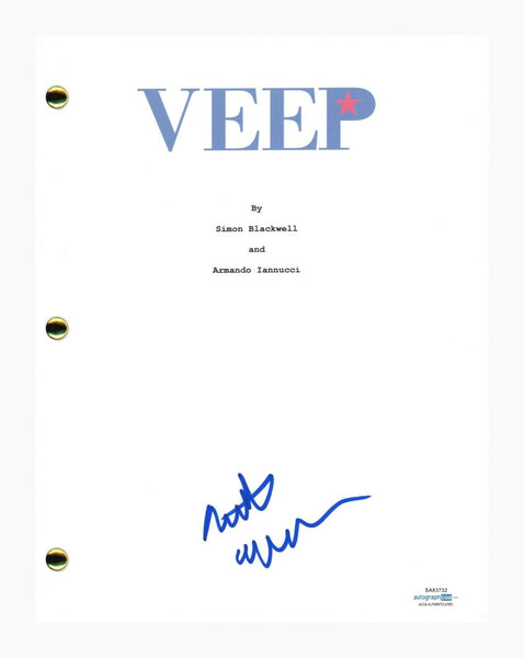 Matt Walsh Signed Autographed VEEP Pilot Episode Script Screenplay ACOA COA