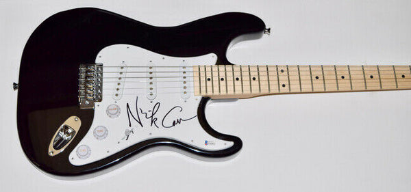Nick Cave Signed Autographed Electric Guitar The Bad Seeds Beckett BAS COA