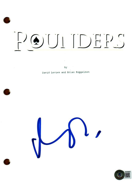 Matt Damon Signed Autograph Rounders Movie Script Full Screenplay Beckett COA