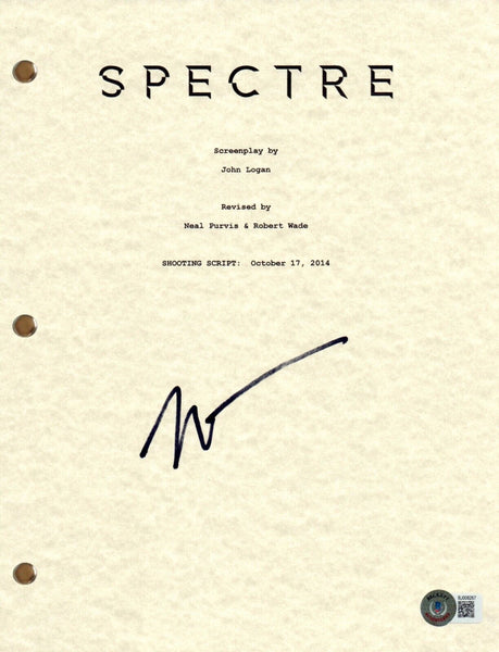 John Logan Signed Autograph Spectre Movie Script James Bond Writer Beckett COA