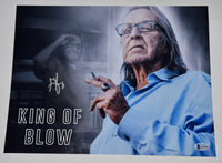 Boston George Jung Signed Autograph 11x14 Photo Blow Movie Smuggler Beckett COA