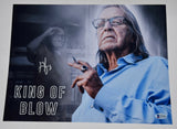 Boston George Jung Signed Autograph 11x14 Photo Blow Movie Smuggler Beckett COA
