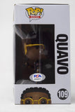 Quavo Signed Funko Pop Rocks Migos Quavo #109 Figure Rapper Autograph PSA COA