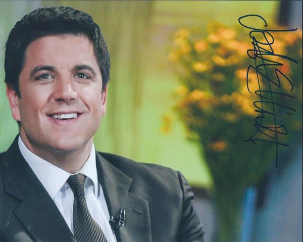 Josh Elliott Signed Autographed 8x10 Photo NBC Sports News Journalist