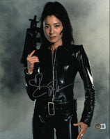 Michelle Yeoh Signed 11x14 Photo Tomorrow Never Dies James Bond Beckett COA