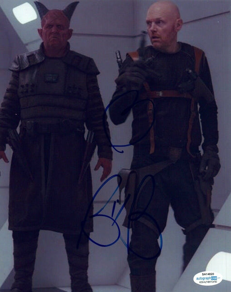 Bill Burr Signed Autographed 8x10 Photo The Mandalorian Mayfield ACOA COA