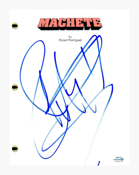 Jeff Fahey Signed Autographed Machete Movie Script Screenplay ACOA COA
