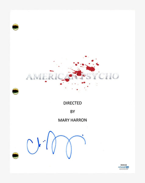 Chloe Sevigny Signed Autograph American Psycho Movie Script Screenplay ACOA COA