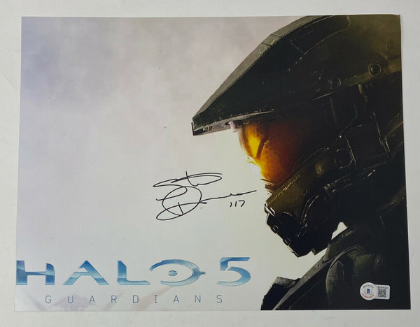 Steve Downes Signed Autographed 11x14 Photo Halo Master Chief Beckett COA