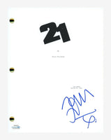 Jim Sturgess Signed Autographed 21 Movie Script Screenplay ACOA COA