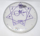 Danny Carey Tool Signed Stage Used 10" Drumhead Heptagram Autograph Beckett COA