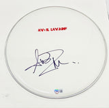 Avril Lavigne Signed Autographed 12" Drumhead Beckett BAS COA