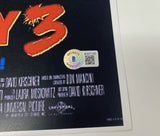 Don Mancini Signed Child's Play 3 12x18 Movie Poster Chucky Horror Beckett COA