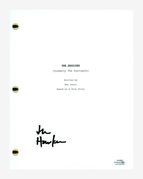 John Hawkes Signed Autographed The Sessions Movie Script Screenplay ACOA COA