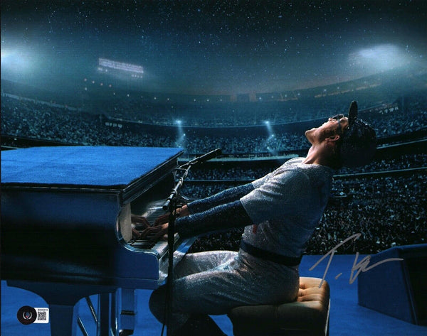 Taron Egerton Signed Autographed 11x14 Photo Rocketman Elton John Beckett COA
