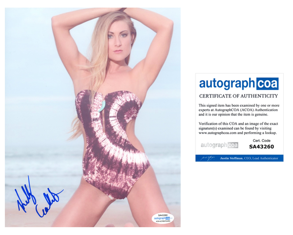 Kelly Collins Signed Autographed 8x10 Photo Sexy Model ACOA COA