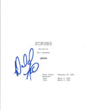 Donald Faison Signed Autographed SCRUBS Pilot Episode Script COA