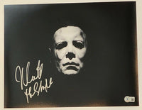 Nick Castle Signed Autographed 11x14 Photo Halloween Michael Myers Beckett COA