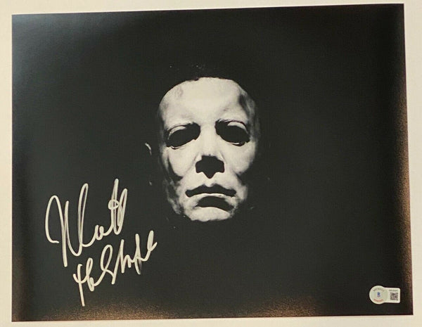 Nick Castle Signed Autographed 11x14 Photo Halloween Michael Myers Beckett COA