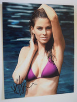 Maria Menounous Signed Autographed 11x14 Photo Hot Sexy Bikini Pose COA VD