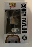Corey Taylor Signed Autographed Funko Pop Figure Slipknot Beckett BAS COA